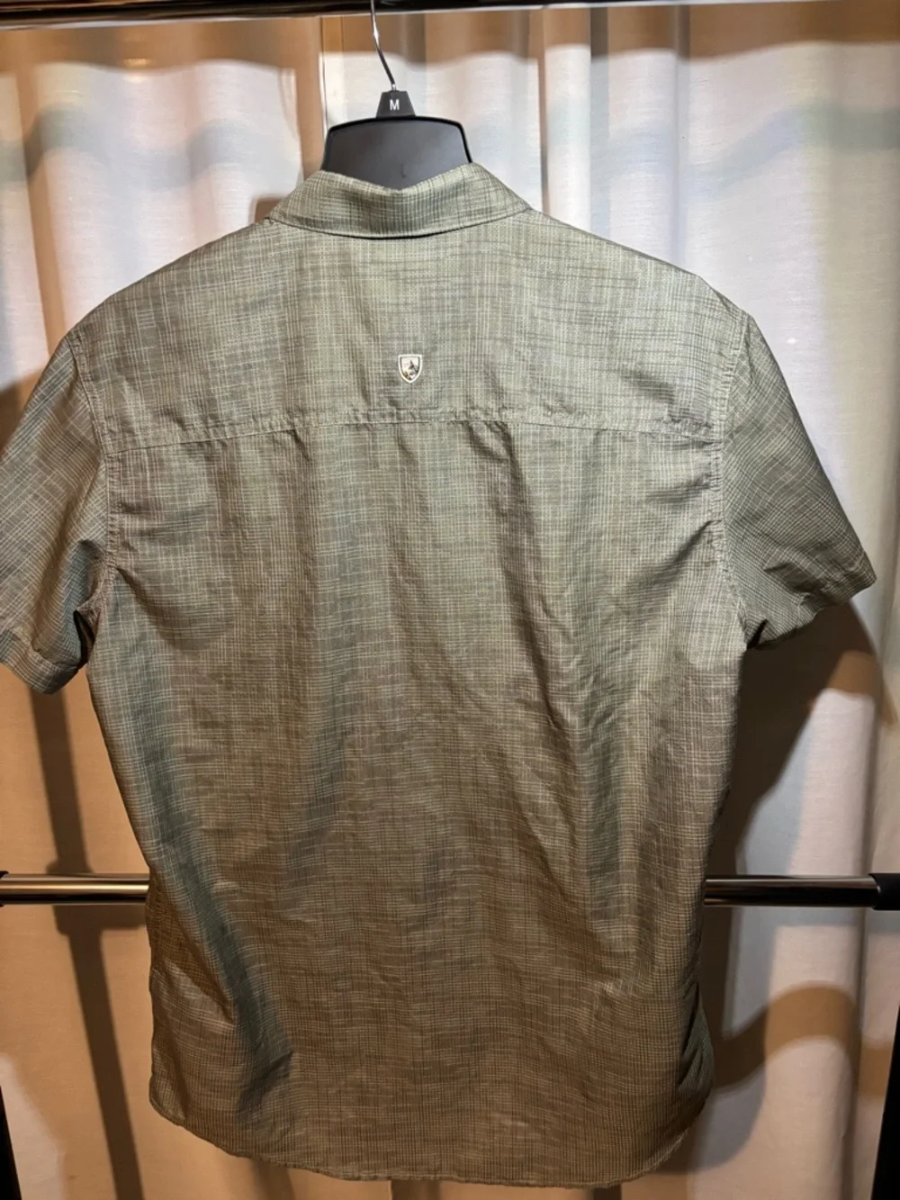 Kuhl Olive Green Plaid Short-Sleeve Button-Down Shirt - Picture 3 of 13